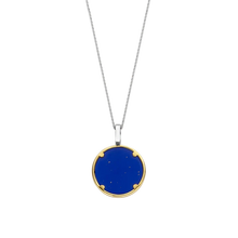 Load image into Gallery viewer, Ti Sento star and blue stone pendant.
