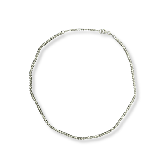 Sterling Silver Luminous Orb Long Line Necklace