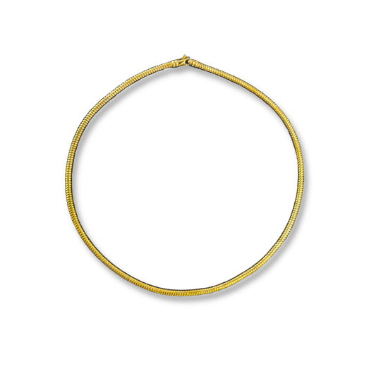 Gold Vermeil Serpentine Collar Necklace
