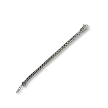 Load image into Gallery viewer, Sterling Silver Woven Link Adjustable Bracelet
