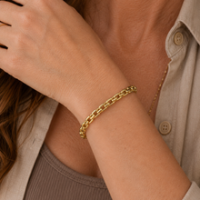 Load image into Gallery viewer, Gold Vermeil Precision Link Bracelet
