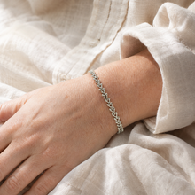 Load image into Gallery viewer, Sterling Silver Chevron Link Bracelet
