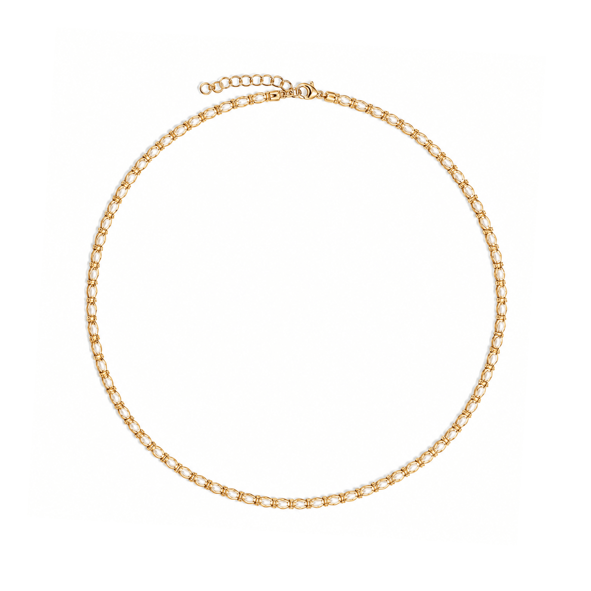 Gold Vermeil Marquise Pearl Necklace