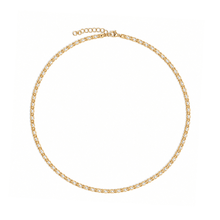 Load image into Gallery viewer, Gold Vermeil Marquise Link Necklace
