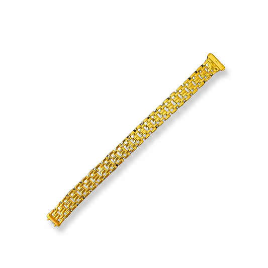 Gold Vermeil Woven Link Bracelet