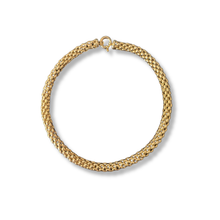Load image into Gallery viewer, Gold Vermeil Rope Collar Necklace
