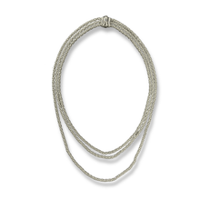 Load image into Gallery viewer, Sterling Silver Three Strand Necklace
