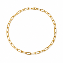Load image into Gallery viewer, Gold Vermeil Paperclip Link Necklace
