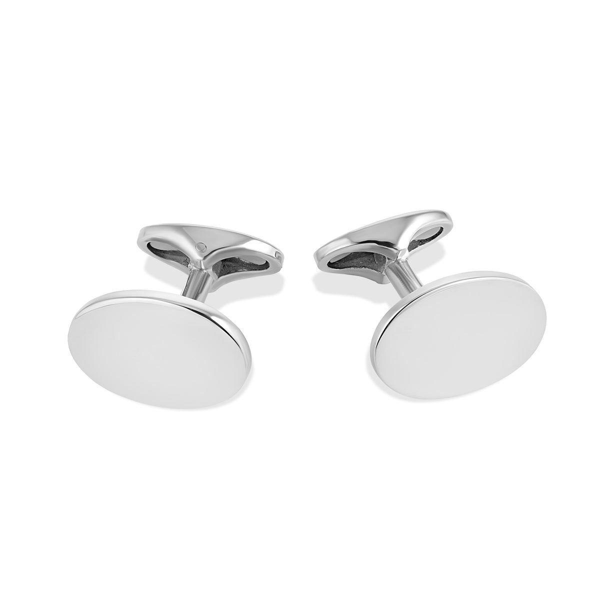 Urban Armour Signature Sterling Silver Oval Cufflinks