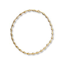 Load image into Gallery viewer, Gold Vermeil Honeysuckle Sculptural Necklace
