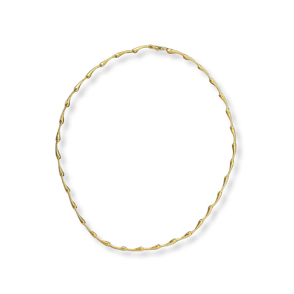 Gold Vermeil Mini Totty Sculptural Necklace, view 4