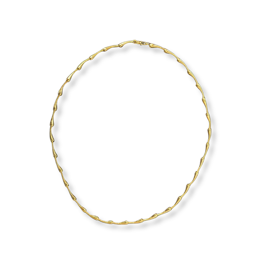 Gold Vermeil Mini Totty Sculptural Necklace, view 4