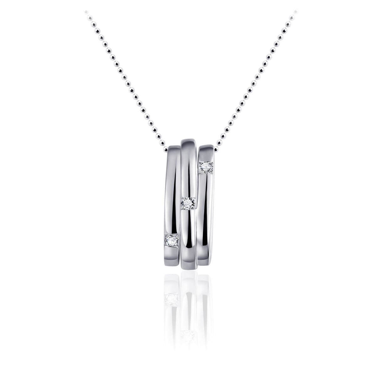 Sterling Silver Cubic Zirconia Pendant