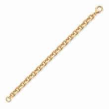 Load image into Gallery viewer, Gold Vermeil Oval Link Bracelet
