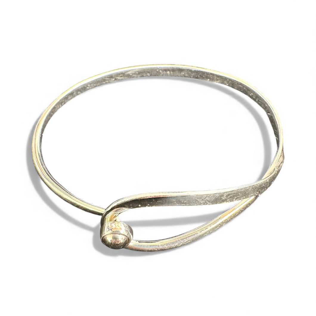 Sterling Silver Loop Bangle