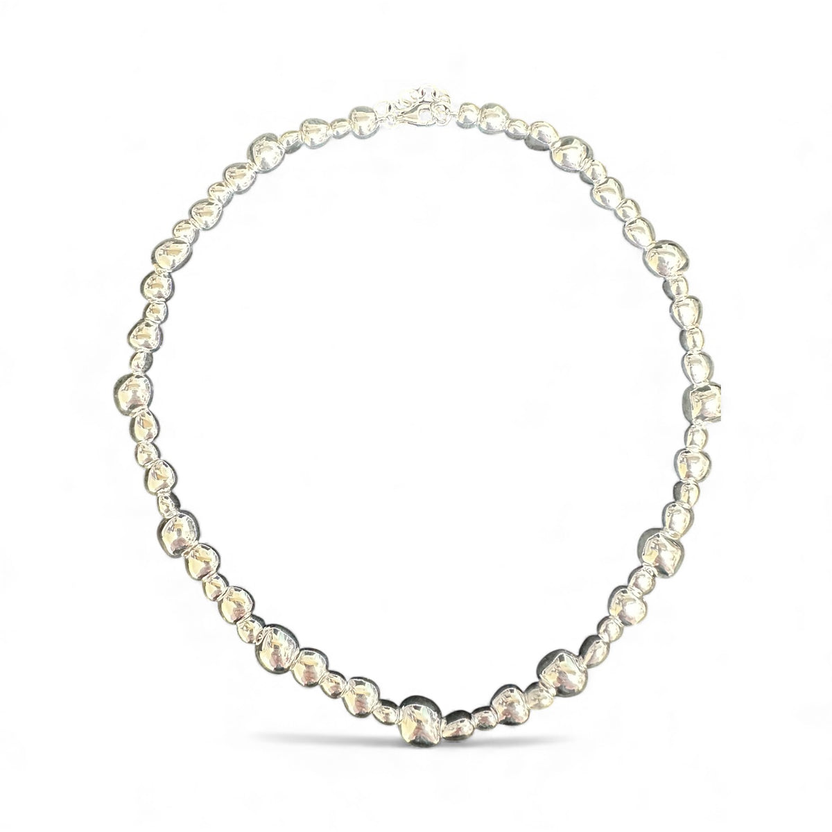 Sterling Silver Pebbles Necklace