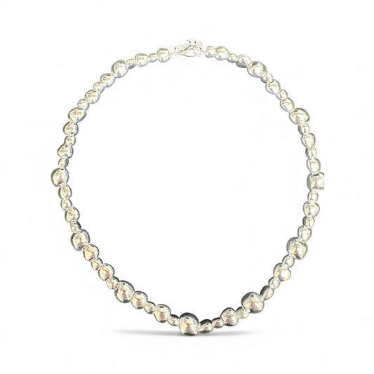 Sterling Silver Pebbles Necklace
