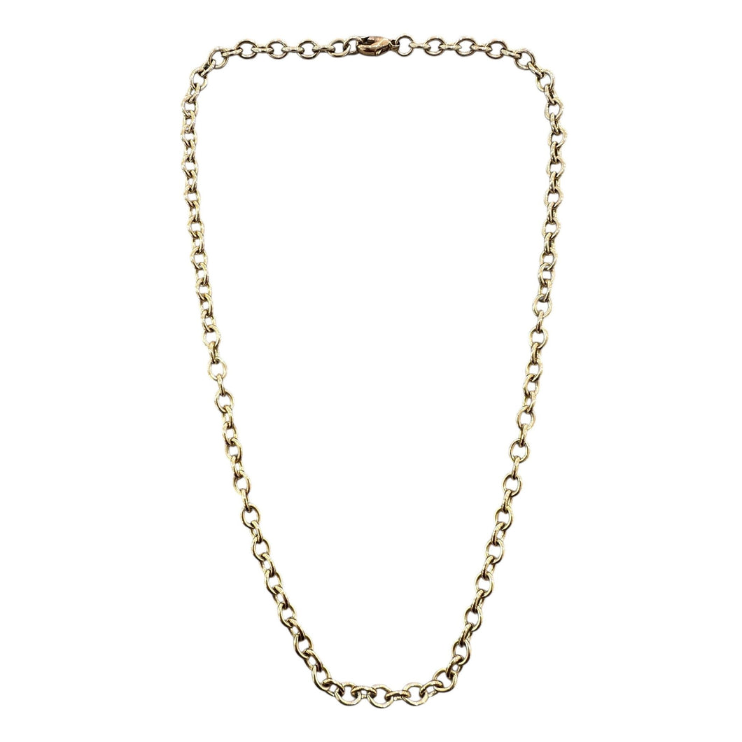 9ct Yellow Gold 16 inch Trace Chain