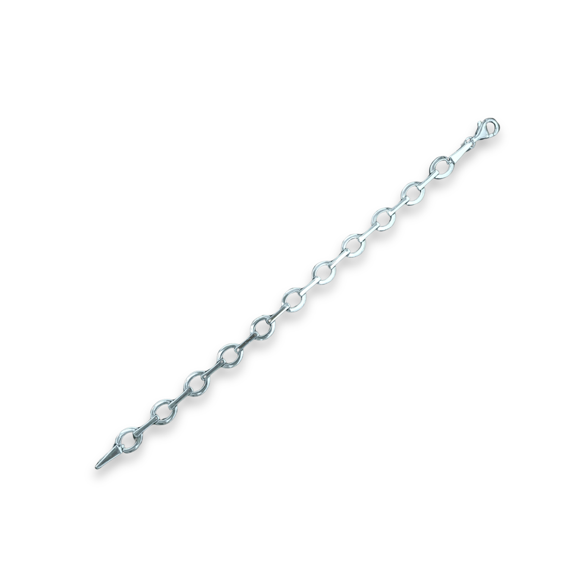 Sterling Silver Circle Link Bracelet