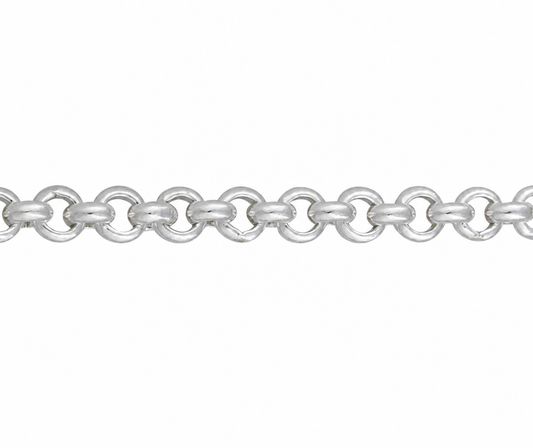 Sterling Silver 7.47mm Round Belcher Chain