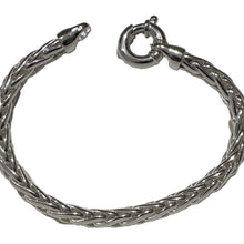 Load image into Gallery viewer, Sterling Silver heavy, solid Spiga link Bracelet

