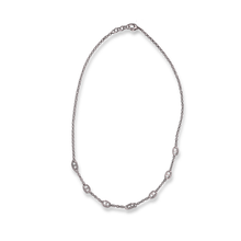 Load image into Gallery viewer, Sterling Silver Long Link Chain Necklace
