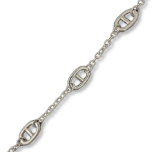 Load image into Gallery viewer, Sterling Silver Long Link Chain Necklace
