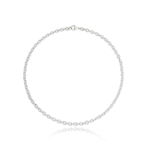 Urban Armour Sterling Silver 17" Knife Edge Trace link necklace