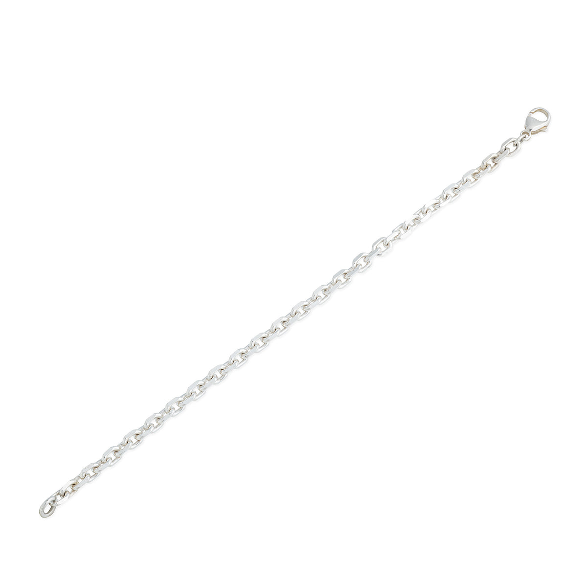 Urban Armour Sterling Silver 7.5" Knife Edge Trace link bracelet