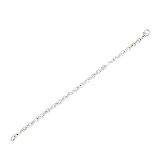 Urban Armour Sterling Silver 7.5" Knife Edge Trace link bracelet