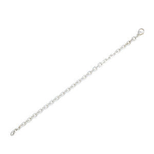 Urban Armour Sterling Silver 7.5" Knife Edge Trace link bracelet