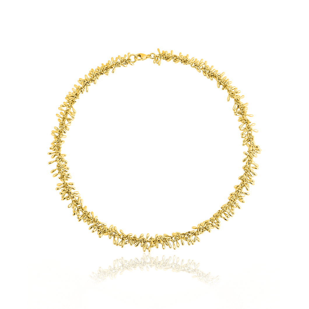 Urban Armour Signature Gold Vermeil Raindrop Necklace