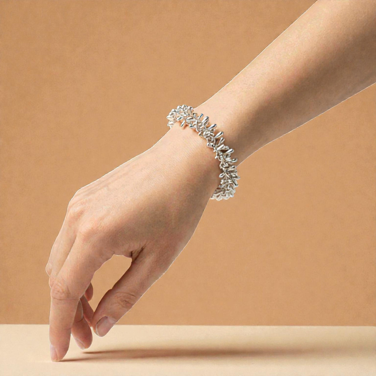 Urban Armour Signature Sterling Silver Raindrop Bracelet, view 2