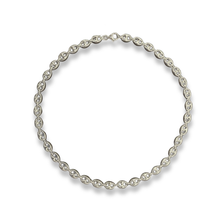 Load image into Gallery viewer, Sterling Silver Open Link Collar Necklace
