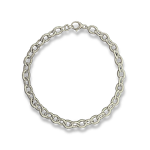 Load image into Gallery viewer, Sterling Silver Chunky Chain Collar Necklace

