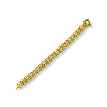 Load image into Gallery viewer, Gold Vermeil Interlockling Link Bracelet

