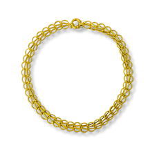 Load image into Gallery viewer, Gold Vermeil Interlocking Link Collar Necklace
