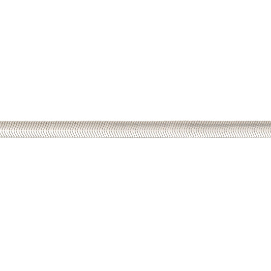 Sterling Silver Necklace - 6.22mm Snake Chain, view 3