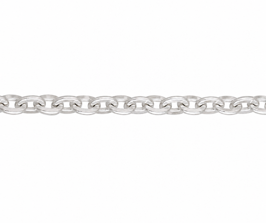 Sterling Silver 7.71mm Hammered Trace Bracelet