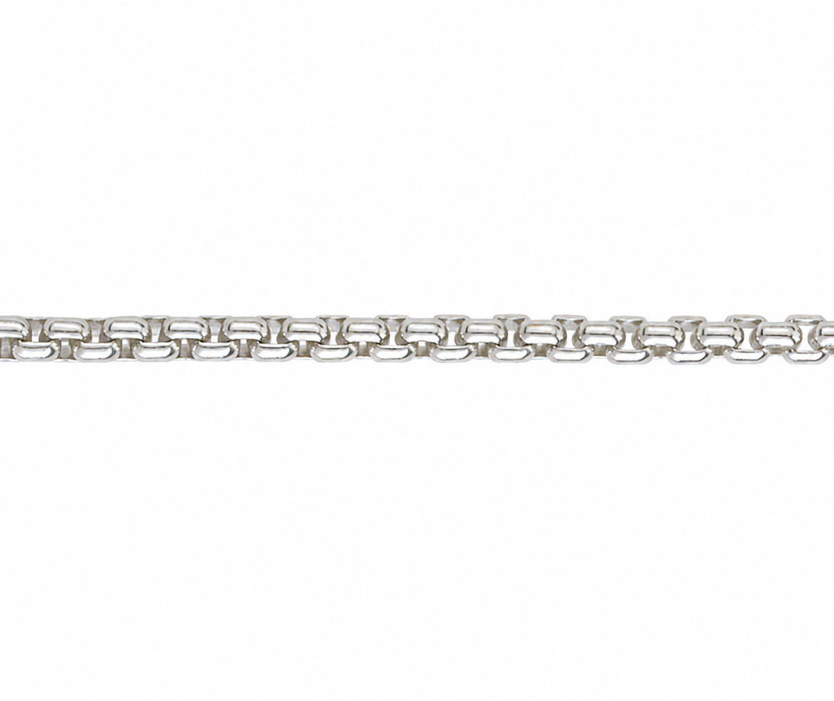 Sterling Silver 4.9mm Box Belcher Bracelet
