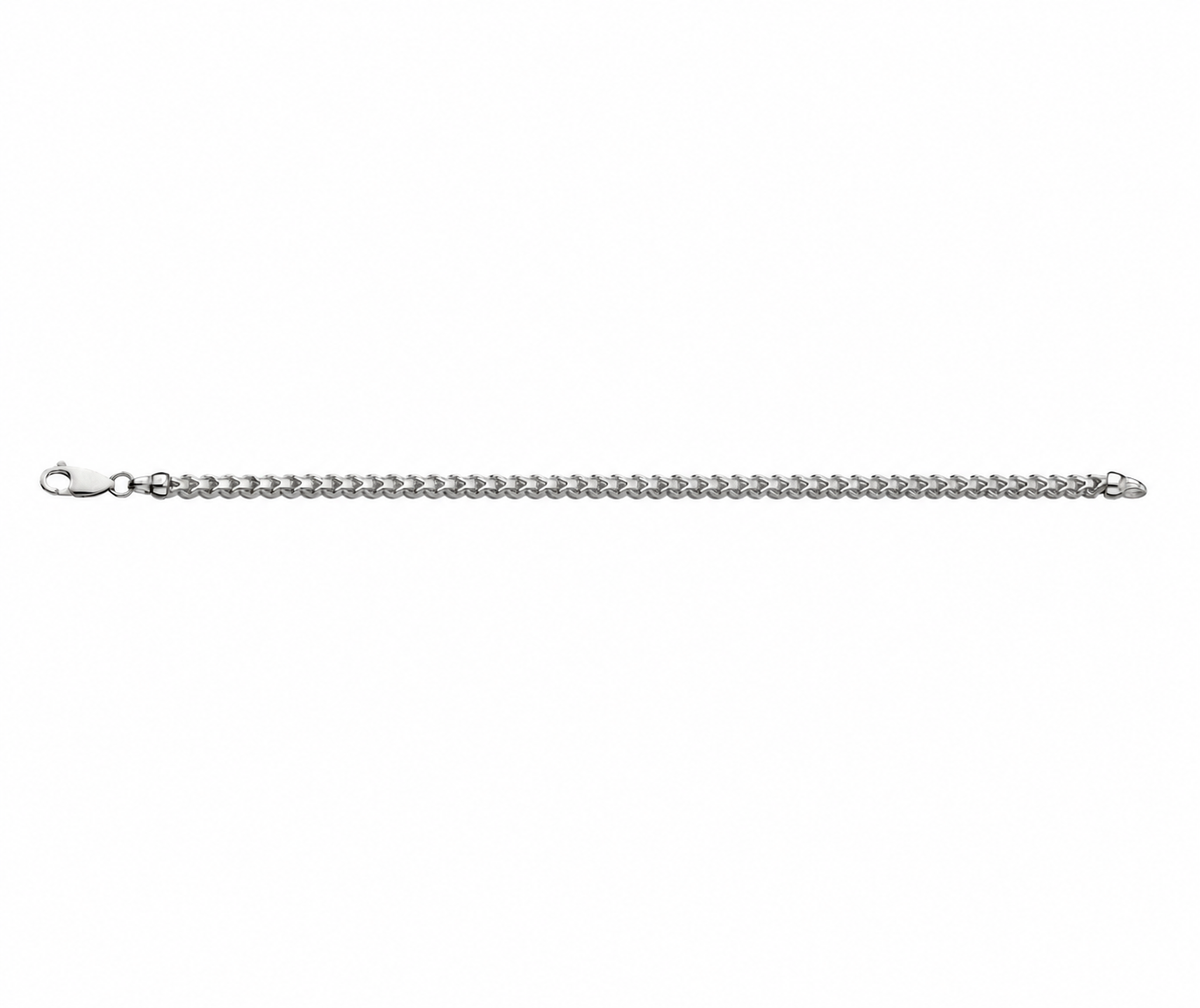 Sterling Silver 4.15mm Dovetail Bracelet