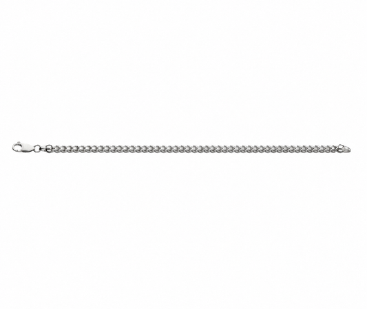Sterling Silver 4.15mm Dovetail Bracelet