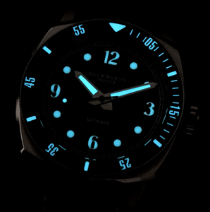 Belmont Dive Watch Blue Dial on Steel Bracelet