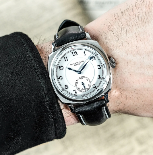 Bolton 'Small Seconds' Quartz - Black Leather, view 4