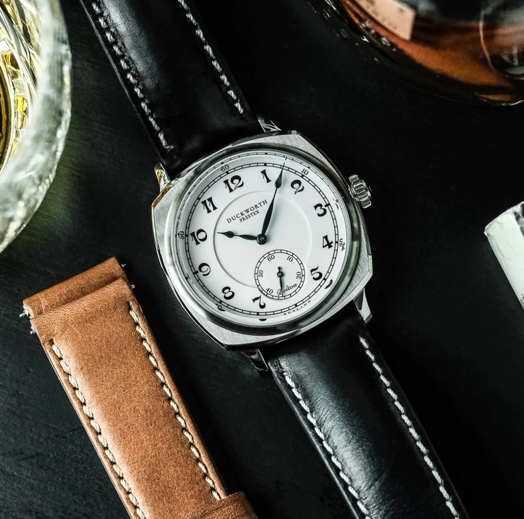 Bolton 'Small Seconds' Quartz - Black Leather, view 5