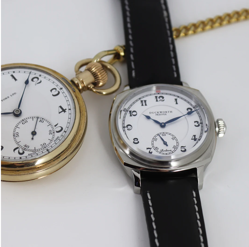 Bolton 'Small Seconds' Quartz - Black Leather, view 7