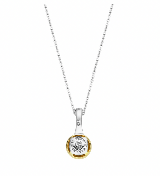 Ti Sento Cubic Zirconia Pendant Gold Plated, view 3