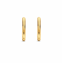Load image into Gallery viewer, Ti Sento Slim Gold Plated Hoop Earrings
