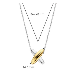 Ti Sento Gold Plated Link Necklace