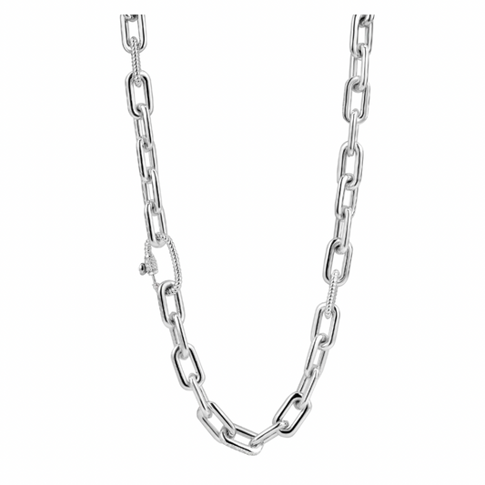 Ti Sento Sterling Silver Chain Link Necklace